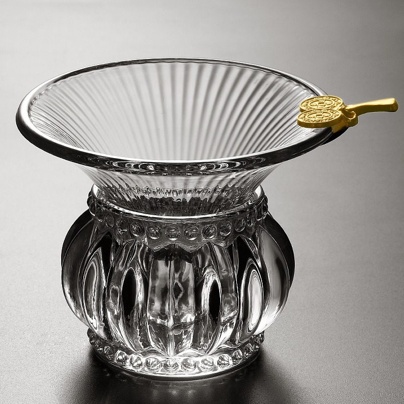 Loose Leaf Tea Infuser - سميكة الزجاج الشاي كوب الشاي مجموعة