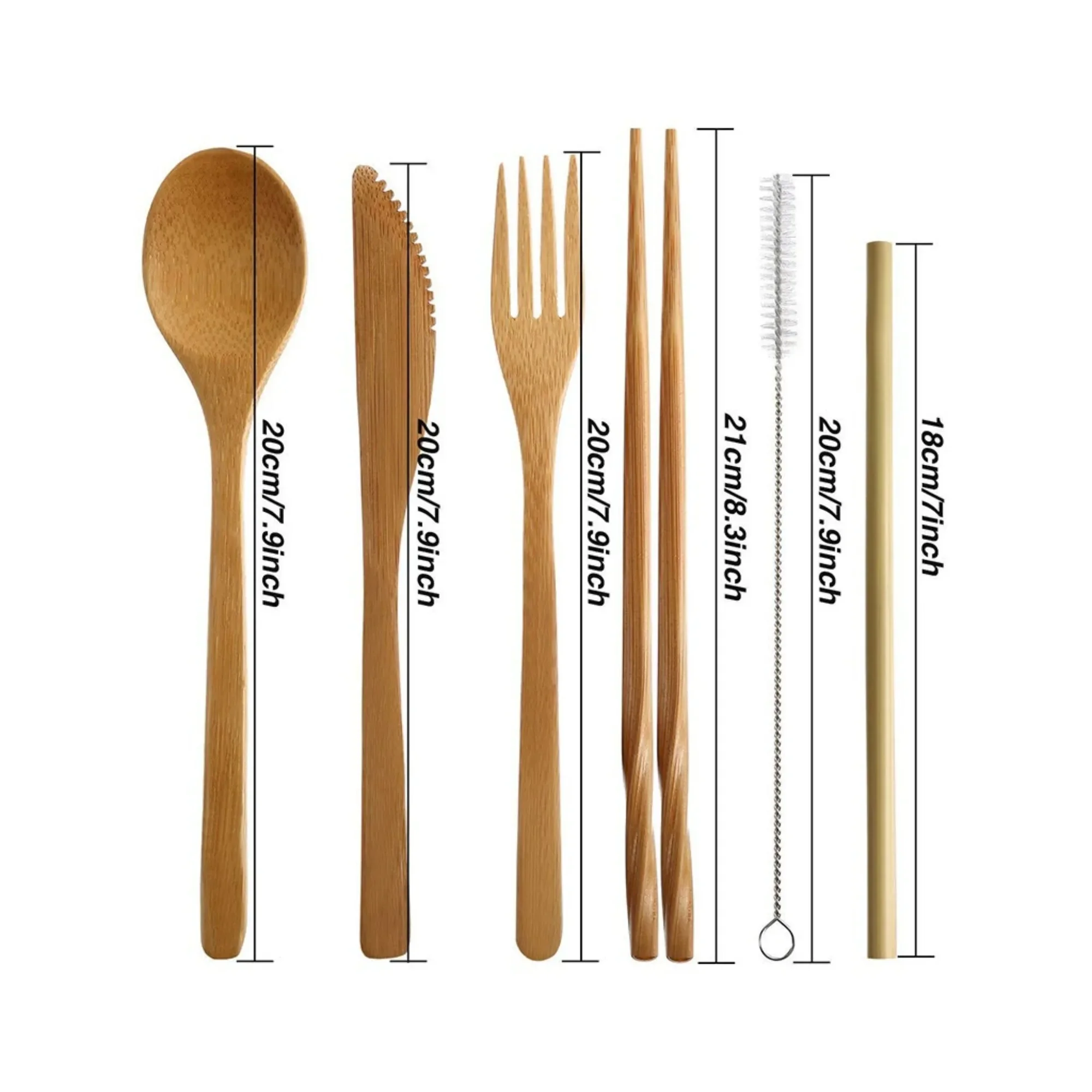 طقم أدوات مائدة من الخيزران مح - مراجعة Zero Waste Kit Travel وسعره