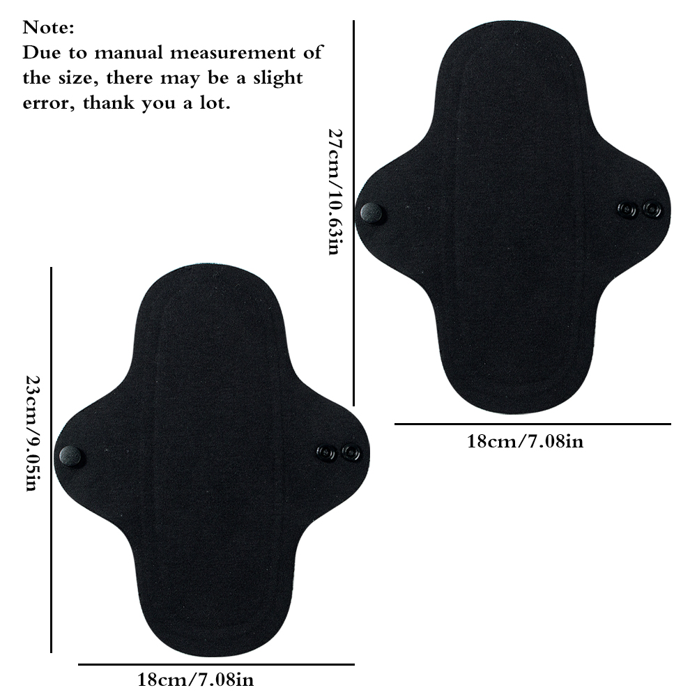 4 قطع من فوط صحية طويلة من قما - مراجعة Cloth Pad Reusable وسعره