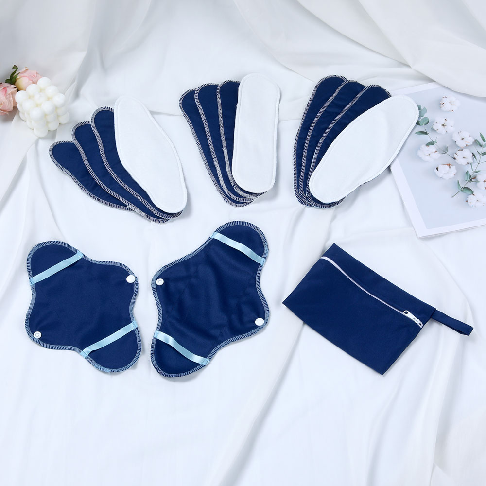 15 قطعة من الفوط الصحية القماش - مراجعة Cloth Pad Reusable وسعره