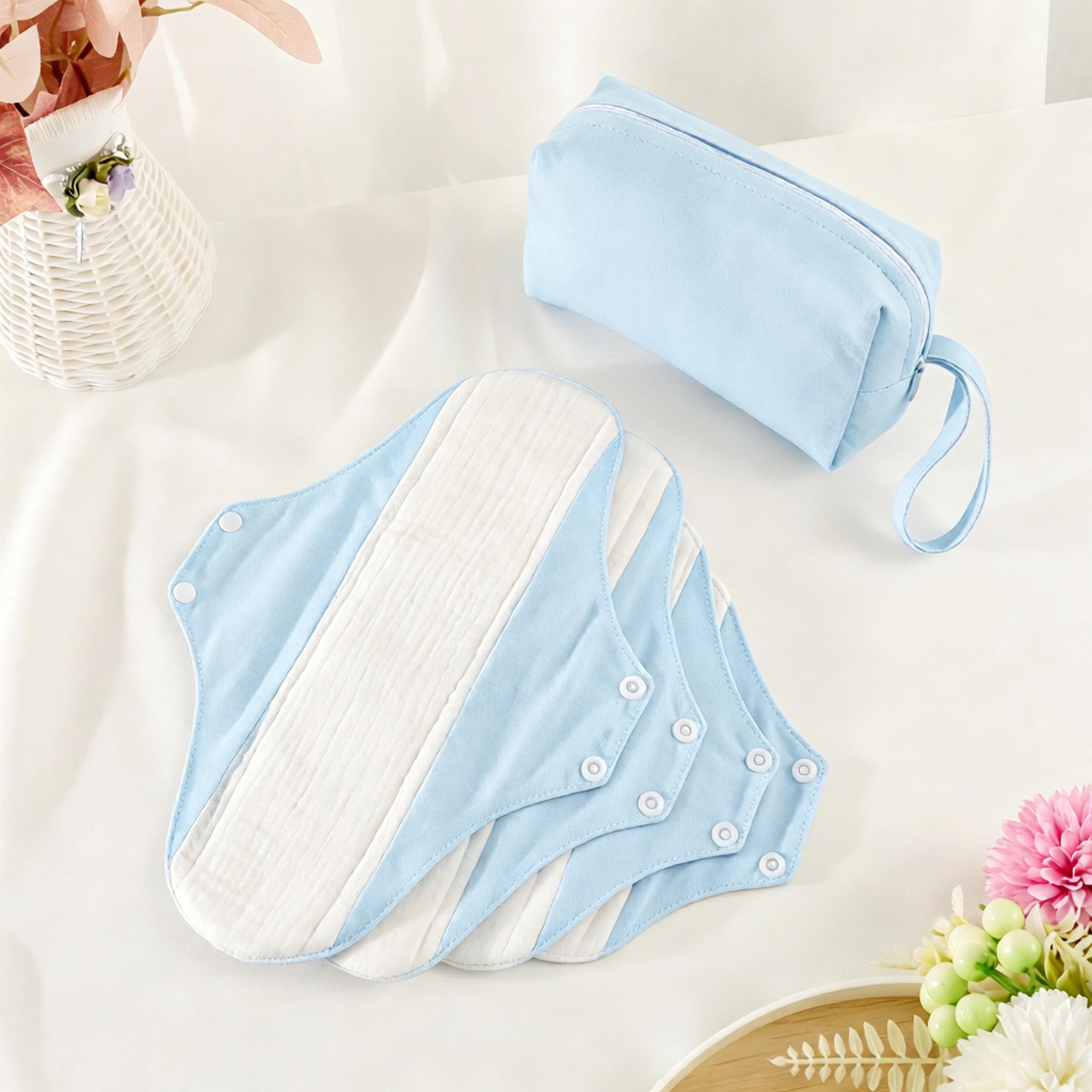 مجموعة من 5 قطع من الفوط الصحي - مراجعة Cloth Pad Reusable وسعره