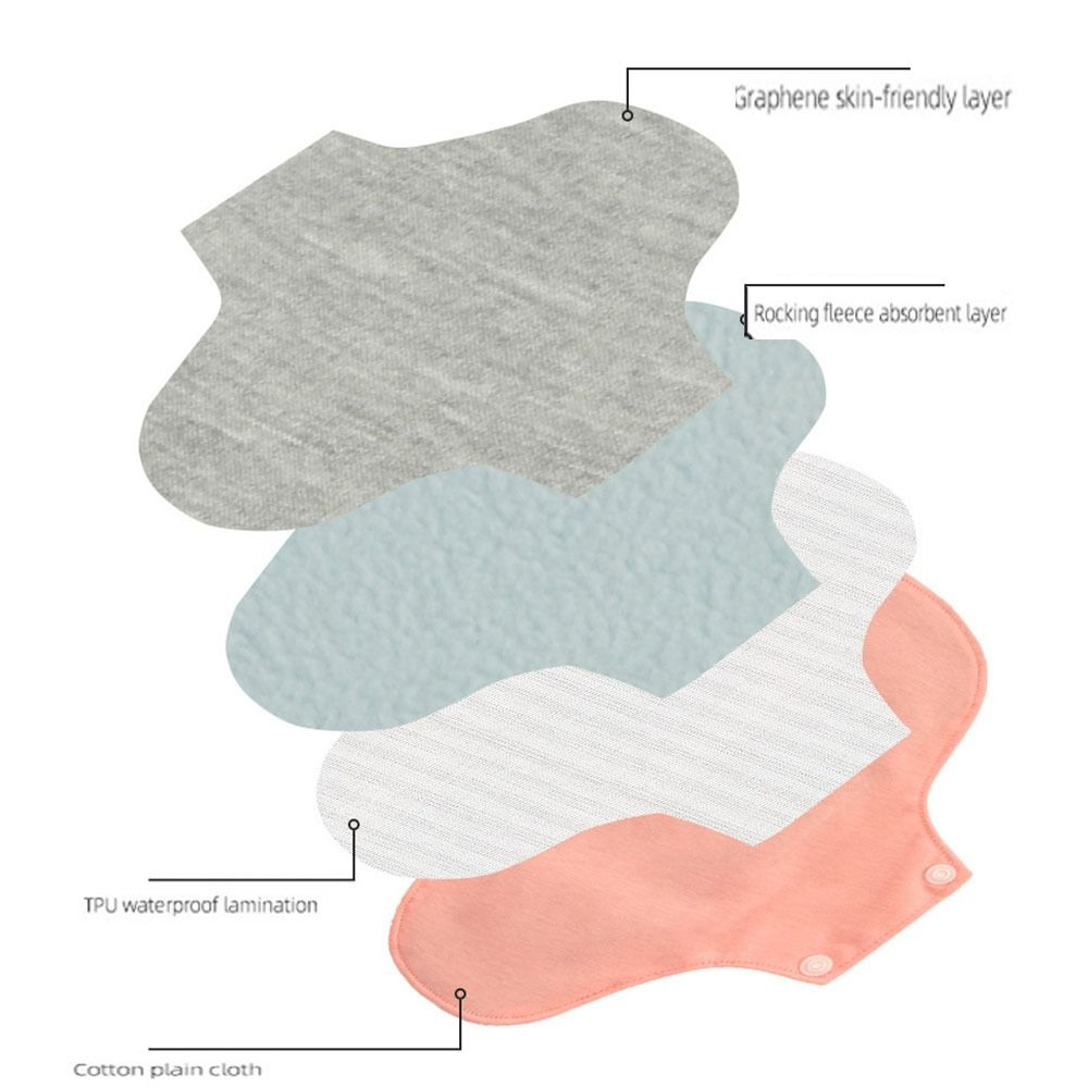 فوط صحية قماشية قابلة للغسل وق - مراجعة Cloth Pad Reusable وسعره