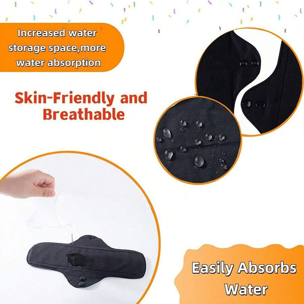 مجموعة من 5 قطع فوط صحية قابلة - مراجعة Cloth Pad Reusable وسعره