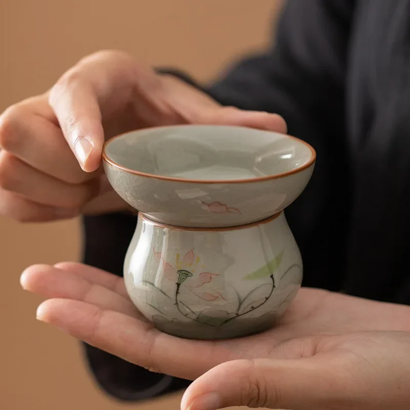 مصفاة شاي سيراميك مطلية يدويًا - مراجعة Loose Leaf Tea Infuser وسعره