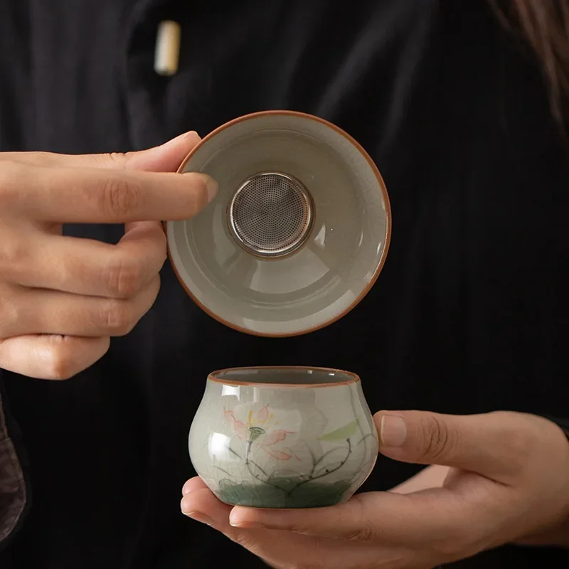 مصفاة شاي سيراميك مطلية يدويًا - مراجعة Loose Leaf Tea Infuser وسعره